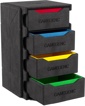 Коробка для карт Gamegenic Tokens' Lair Black (4251715414309)