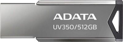 Pendrive Adata 512GB USB 3.2 Silver (AUV350-512G-RBK)