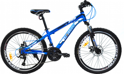 Велосипед Crossride Bullet 24" 13" 2023 Синий (0262-130-2)