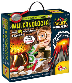 Zestaw do eksperymentów naukowych Lisciani I'm a Genius Nauka w domu Wulkanologia (8008324104086)