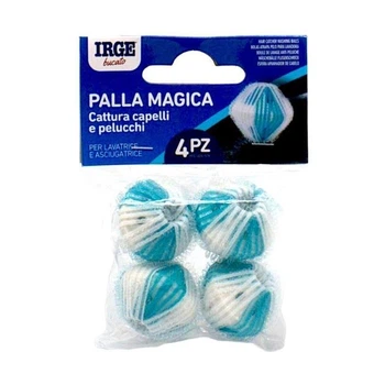 Кульки для прання Irge для збору ворсу та шерсті palla magica cattura capelli 4 шт