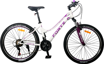 Велосипед женский Forte Aurora 15" 26" Бело-Розовый (BP117814)