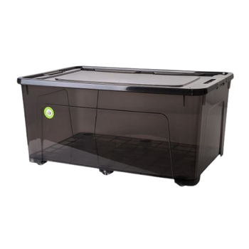 Контейнер 50 л коричневий прозор/какао Smart Box Алеана