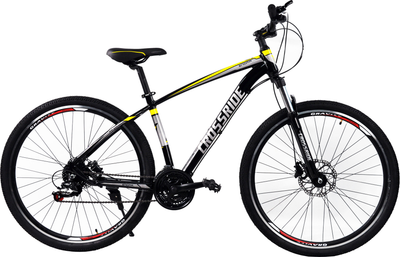 Велосипед Crossride 29 МТВ AL Enigma 17.5" HD Чорно-жовтий (0273-3)