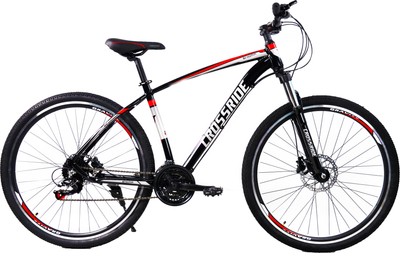 Велосипед Crossride 29 МТВ AL Enigma 17.5" Чорно-червоний (0273-3)