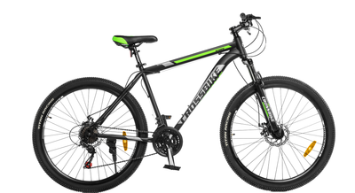 Велосипед CrossBike Storm 29" Рама 17" 2022 Black-Green (29CJPr-004398)