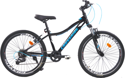 Велосипед Crossride 24 МТВ AL CROSS 13" V-brake Синий (0270-2)
