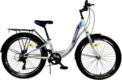 Велосипед Cross 24" Betty 2023 Рама-11" white-violet (24CJS-004649)