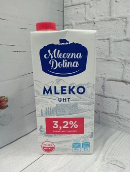 Молоко 3,2 % Mleczna Dolina 1 л