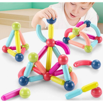 Магнитный конструктор 26 палочек 10 шариков SKY Magnetic Sticks Развивающая игрушка
