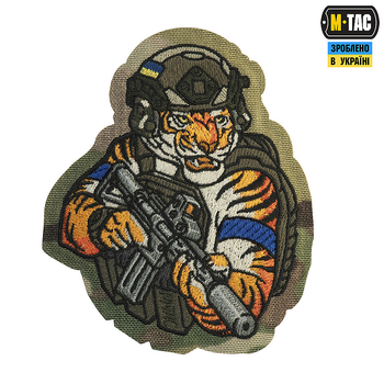 M-Tac нашивка Tiger (вишивка) Multicam/RG/Blue