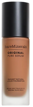 Тональна основа-сироватка Bareminerals Original Pure Serum Liquid Foundation SPF 20 Medium Deep Cool 4.5 30 мл (194248098049)