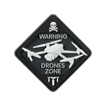 Нашивка Zone PVC M-Tac Drones Black