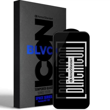 Защитное стекло ArmorStandart Space Black Icon для Samsung Galaxy S22 (S901) / Galaxy S23 (S911) - Black
