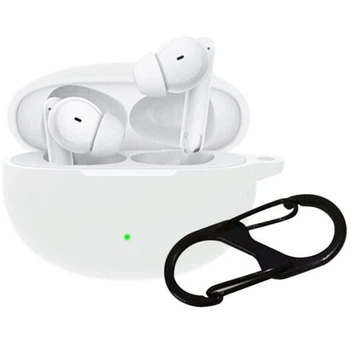 Силиконовый чехол Deexe Silicone Cover для OPPO Enco Air 3 Pro - White