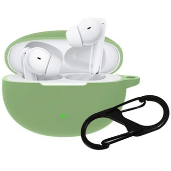 Силиконовый чехол Deexe Silicone Cover для OPPO Enco Air 3 Pro - Matcha Green