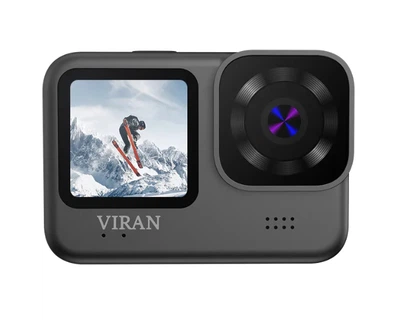 Мини-экшн камера Viran V9 4K60fps, Ultra HD Wi-Fi универсальная с обзором в 170°
