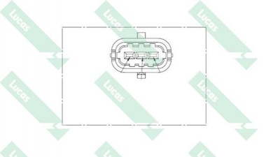 Датчик коленвала LUCAS SEB449 Opel Astra 6238080