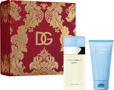 Zestaw damski Dolce&Gabbana Light Blue Woda toaletowa 50 ml + Lotion do ciała 50 ml (8057971185368)