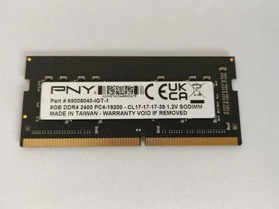 PNY оперативна пам'ять для ноутбука 8GB DDR4 2400 PC4-19200 1.2V SODIMM CL 17
