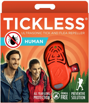 Odstraszacz kleszczy dla ludzi TickLess PRO 102OR Orange (5999566450037)