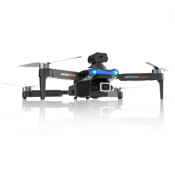 Квадрокоптер E99S PRO Черный - дрон с 4К HD камерой FPV, БК моторы Избегание препятствий до 100м 40мин + кейс (2 аккумулятора)