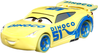 Автомобіль Mattel Cars Glow Racers Dinoco світяться в темряві (0194735158539)