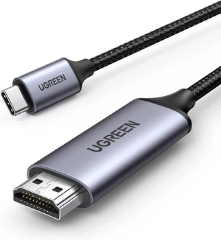 Кабель перехідник UGREEN MM142 USB Type-C to HDMI 2.0 4K 60HZ 1.5 м (50570)