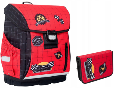 Рюкзак Hama Racing з пеналом 40 x 28 x 20 см 15 л Red (4047443447890)