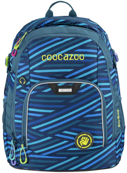 Рюкзак Coocazoo MatchPatch Zebra Stripe Blue з пеналом 29 x 20 x 41 см 0.5 л Blue (4047443486424)