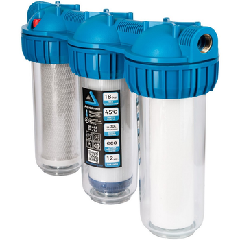 Магистральный фильтр Aquastrong MP3-10312, 3 колбы 10", резьба 1/2"