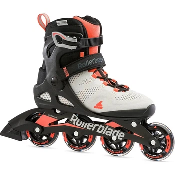 Ролики женские Rollerblade Macroblade 80 Womens 255 Сірий-Червоний