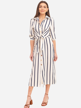 Плаття-сорочка міді літнє жіноче Ax Paris DA1794 L Біле (5063259075149)