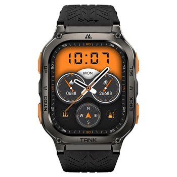 Умные Smart часы Kospet TANK M3 ULTRA - GPS противоударные водонепроницаемые Military Titanium (001438789)