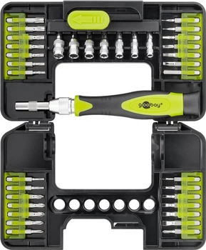 Інструмент для електроніки Goobay Інструмент (набір) викруток 37pcs Precision Univers(75.07.4003)