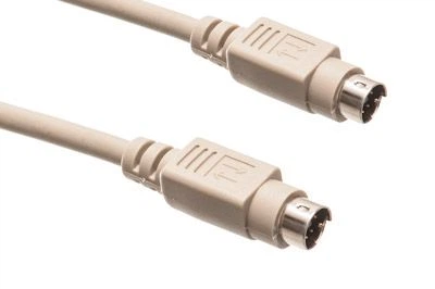 Кабель клавіатури-мишки Lucom PS2 M/M 2.0m miniDIN 6pin D=4.0mm Nickel сірий(84.00.7073)