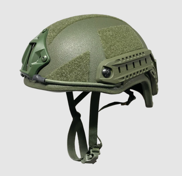 Баллистический шлем Gotie FAST NIJ IIIA (НВМПЭ) Olive с подвесной системой Ops-Core