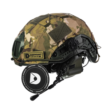 Комплект Defpoint TacSt : Шлем Gotie + Наушники Earmor+ Кавер Defpoint
