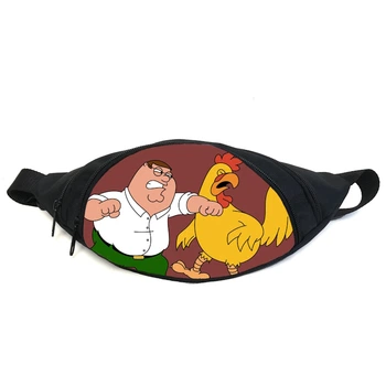 Поясная сумка бананка Гриффины (GB- Family Guy 07) Gear Bag черная