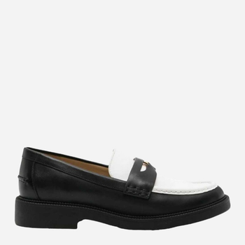 Loafersy damskie skórzane Michael Kors MKO40R4EDMP1L-987 39 Biały/Czarny (197677012761)