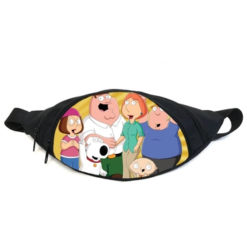 Поясная сумка бананка Гриффины (GB- Family Guy 09) Gear Bag черная