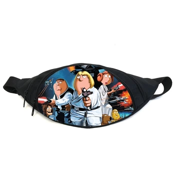 Поясная сумка бананка Гриффины (GB- Family Guy 06) Gear Bag черная