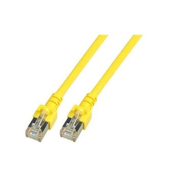 Патч-корд EFB RJ45 FTP5e 2.0m patch AWG26 Gold півколо жовтий(74.05.4632)