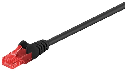 Патч-корд Lucom RJ45 UTP6 0.5m patch AWG24 D=5.8mm Gold Protect чорний(84.00.7054)