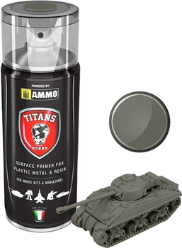 Фарба-спрей Ammo Titans Hobby Matt German Field Grey 400 мл (7426842921779)