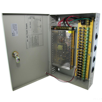 Блоки питания (в металлическом боксе) PROLUM 180W 12V (IP20,15A,18CH) Series "CCTV"