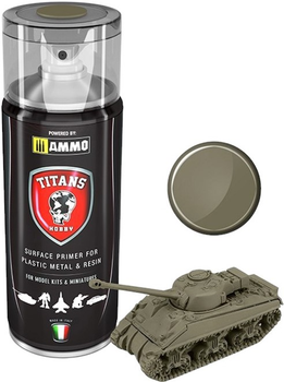 Farba w sprayu Ammo Titans Hobby Matt Primer U.S. Olive Drab 400 ml (7426842921786)