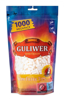Фільтри для цигарок Guliwer Slim 6*15 мм (1000 шт)