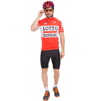 Велоформа короткий рукав SPOINT LOTTO MS-6818-R L Красный/Черный