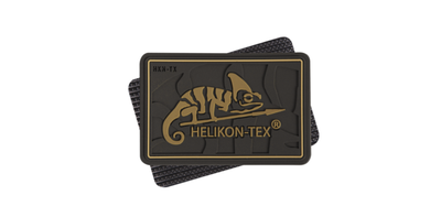 Шеврон тактический Helikon-tex® Logo - PVC - Coyote (OD-HKN-RB-11)